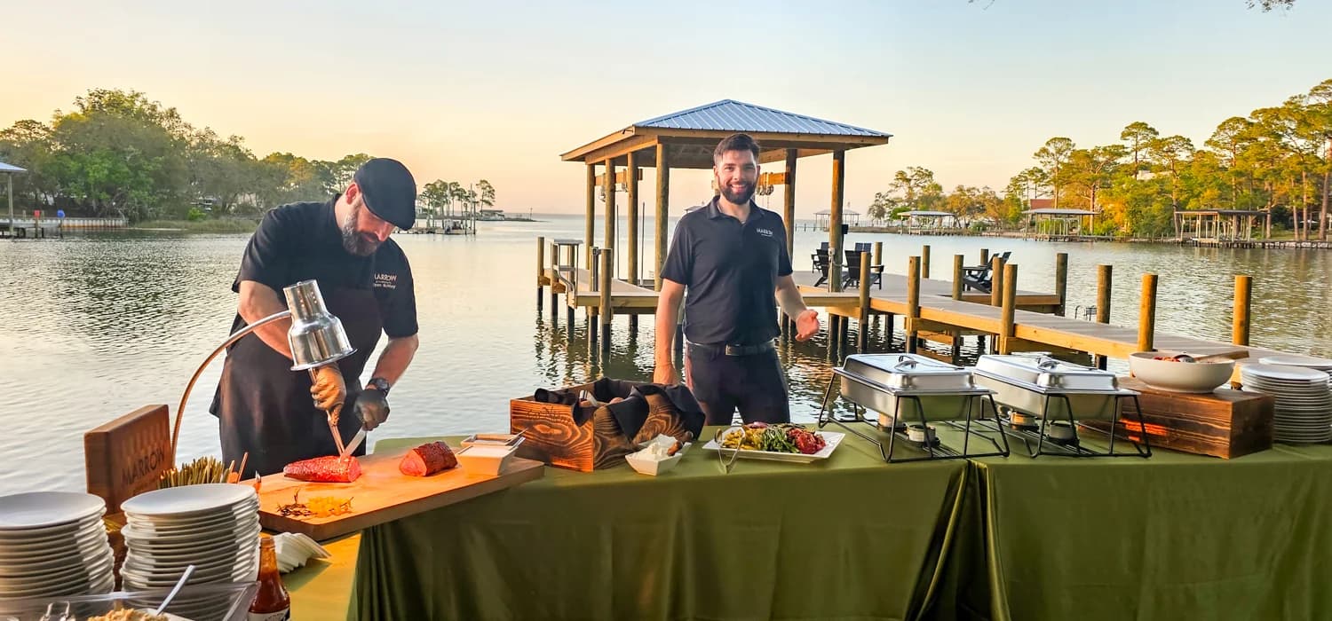 A Marrow wedding plated dish