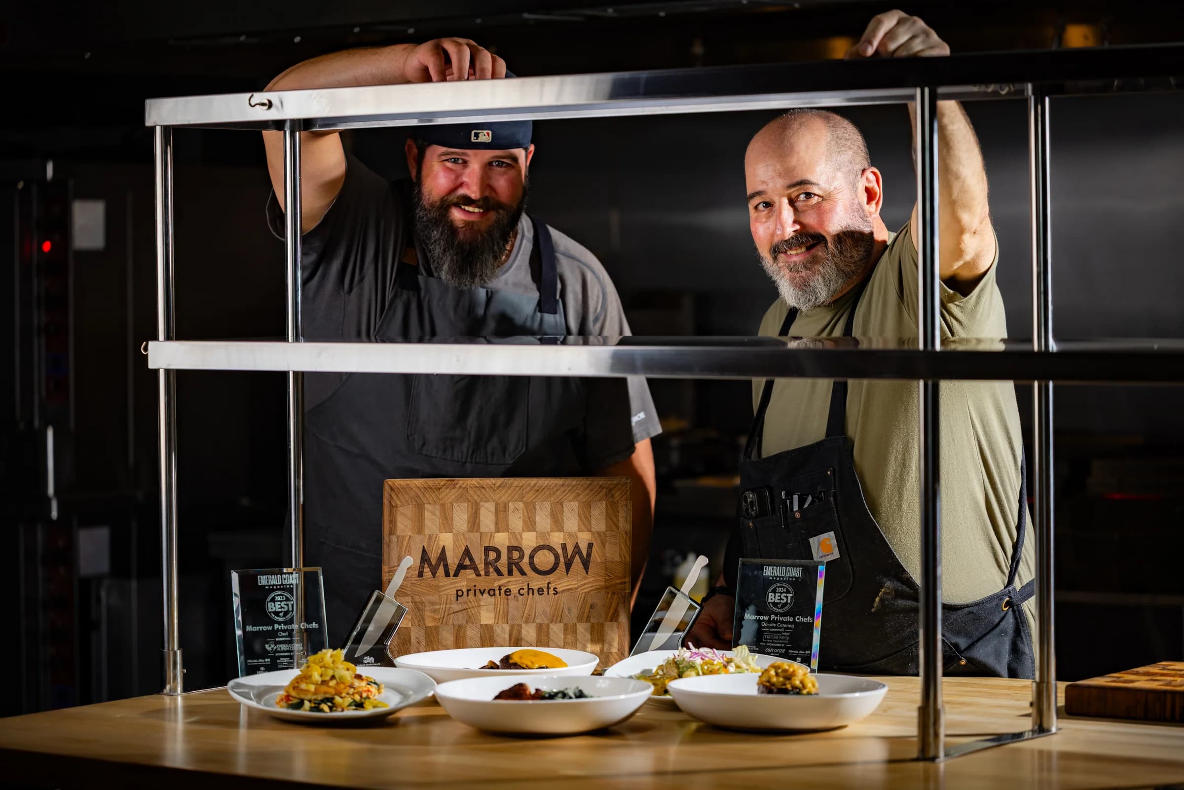 Marrow chefs Ryan McNay, Richard McCord, and Chris Mongogna