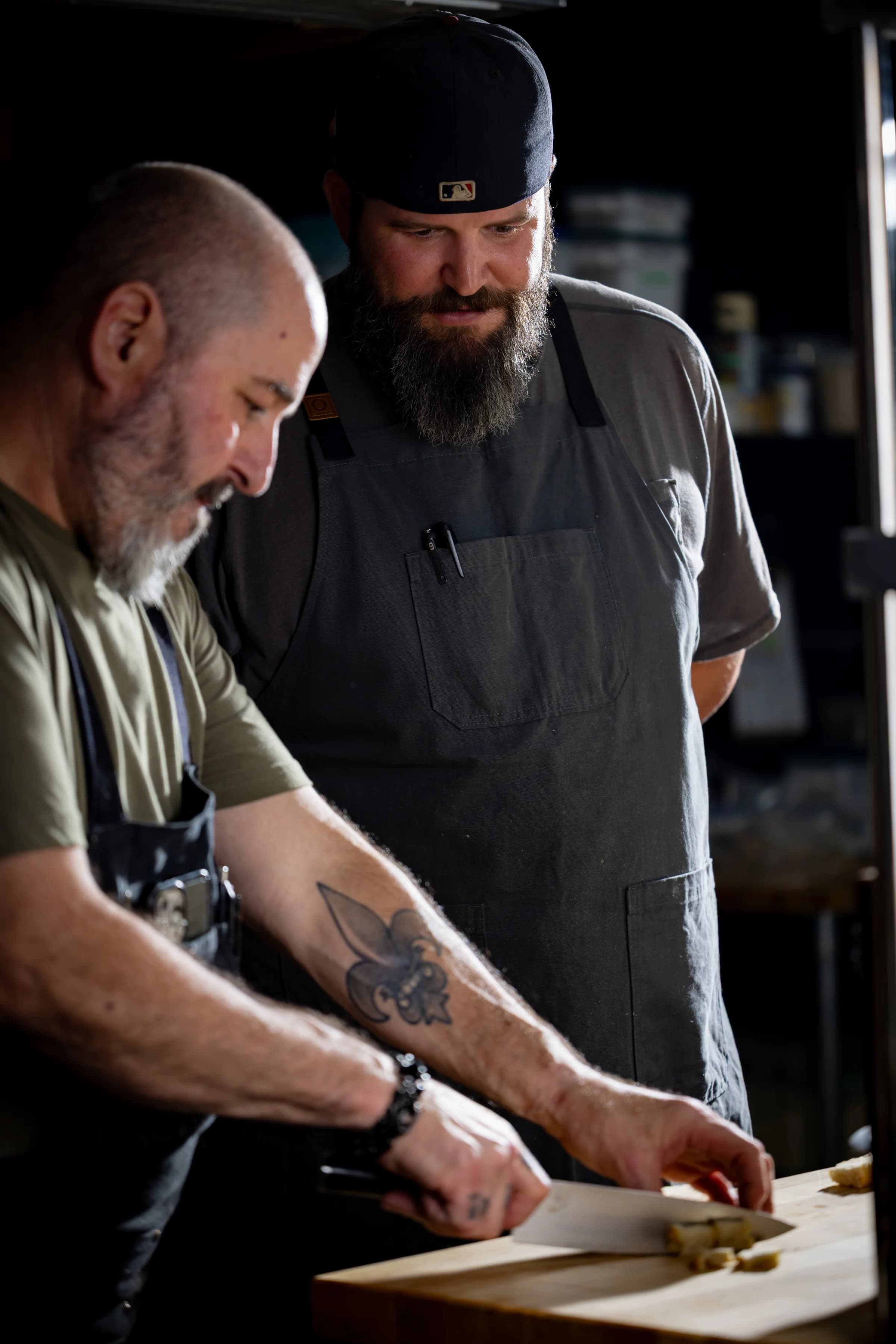 Marrow chefs Ryan McNay, Richard McCord, and Chris Mongogna