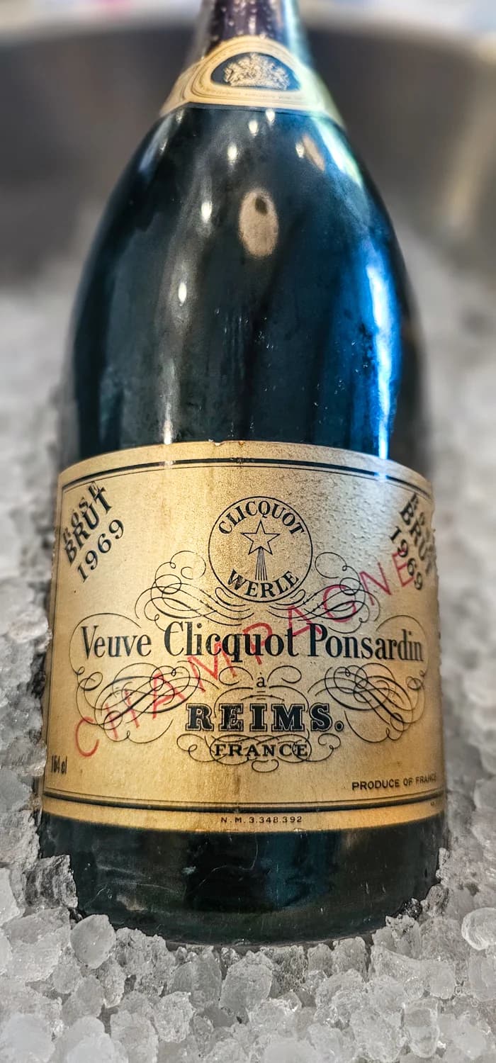 Bottle 1 from the evening's pairings