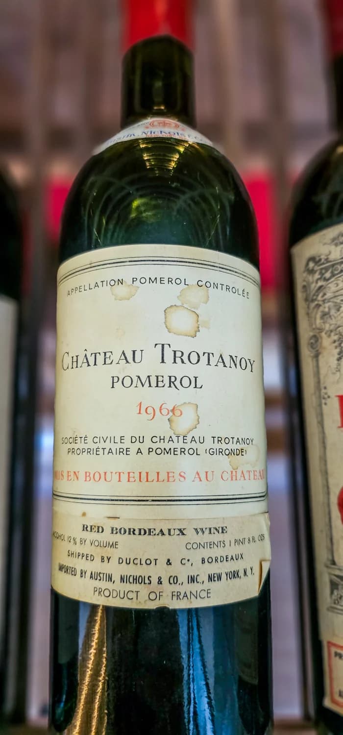 Bottle 6 from the evening's pairings