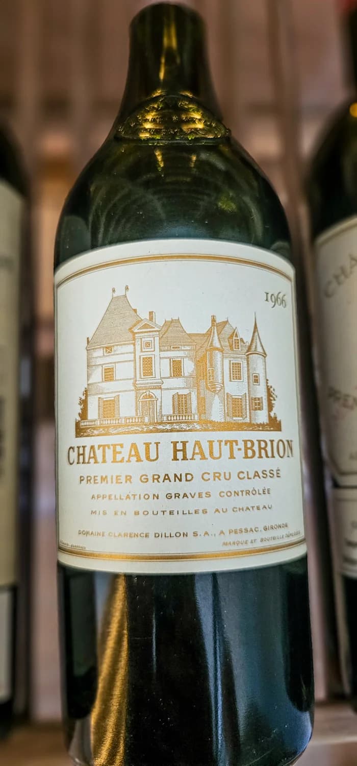 Bottle 9 from the evening's pairings