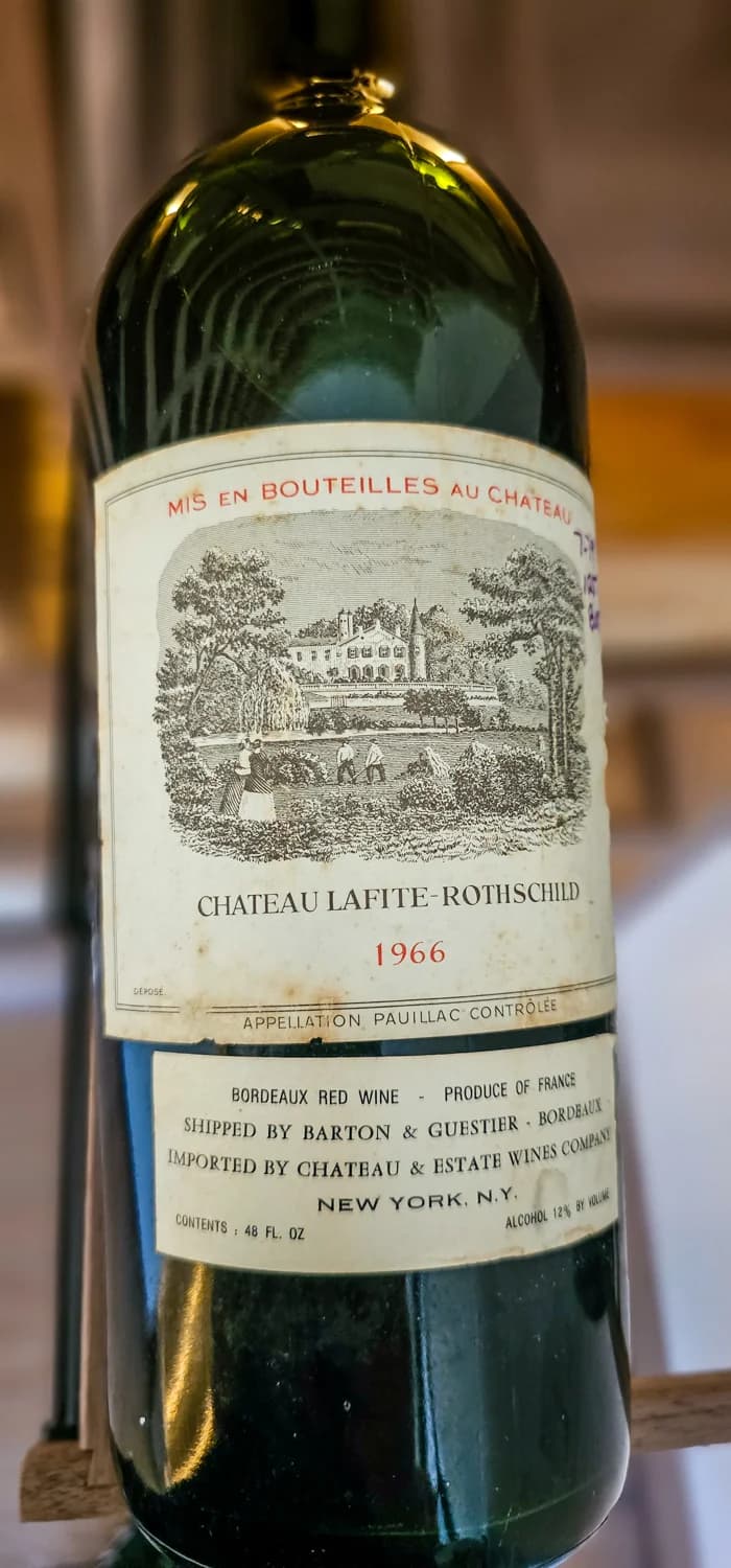 Bottle 12 from the evening's pairings