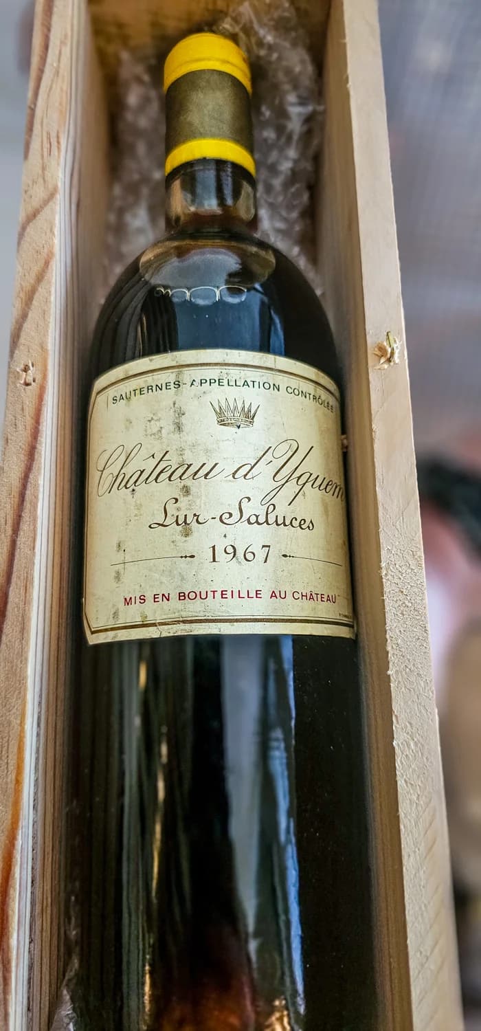 Bottle 13 from the evening's pairings